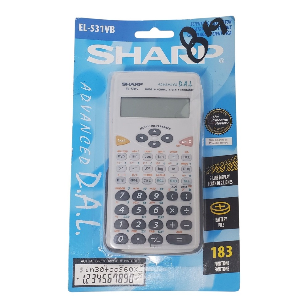Sharp EL-531VB Advanced D.A.L. Scientific Calculator NEW